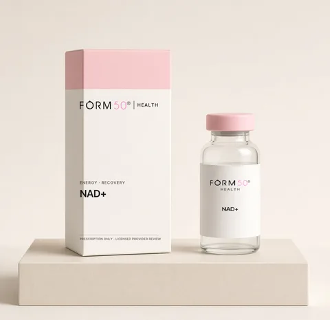 Digital render of the FORM50 Health NAD+ packaging